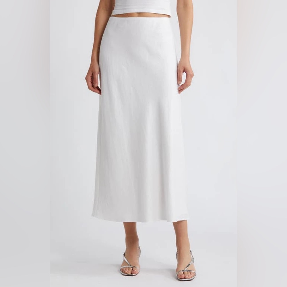 Reformation Layla Linen Skirt (L)